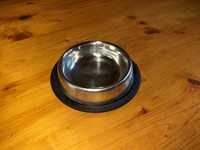 Miska dla kota psa metalowa antypoślizgowa 16cm 200ml na karmę wodę