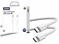 Kabel USB C Typ C PD QC 3.0 1m Szybki 60W JELLICO B1 * Wejherowo