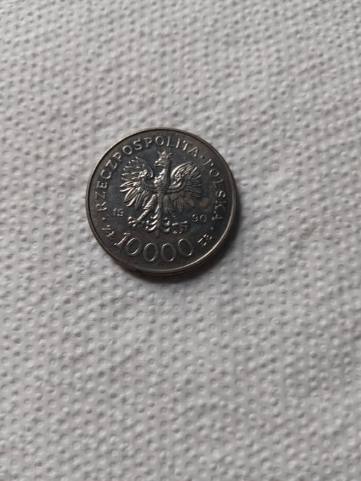 10000 zł 1990 roku.
