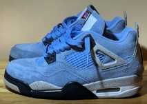 Оригінальні кросівки Jordan 4 University Blue. Розмір 37,5(23,5 см)