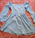 vestido vintage SHEIN azul