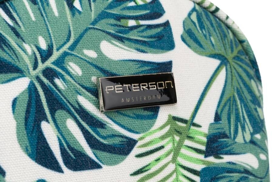 kolorowa kosmetyczka na suwak z paskiem na rękę - peterson