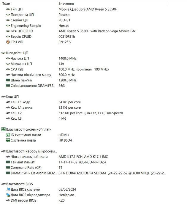 Ноутбук HP Pavilion Gaming Laptop 15-ec0007ua