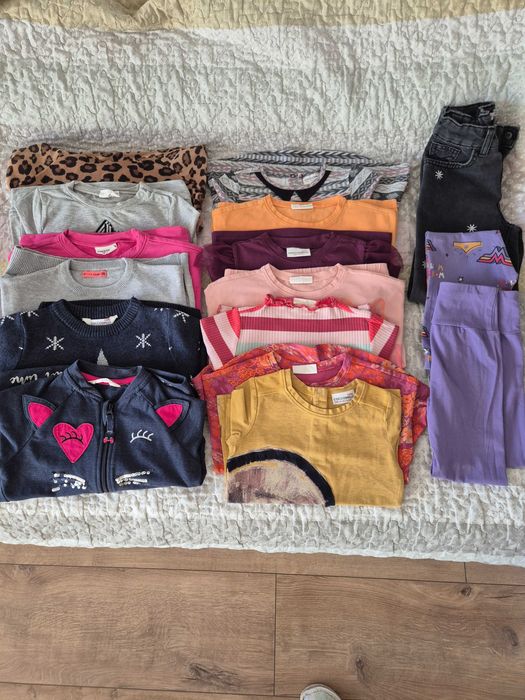 Zestaw ubrań dla dziewczynki 
roz. 104