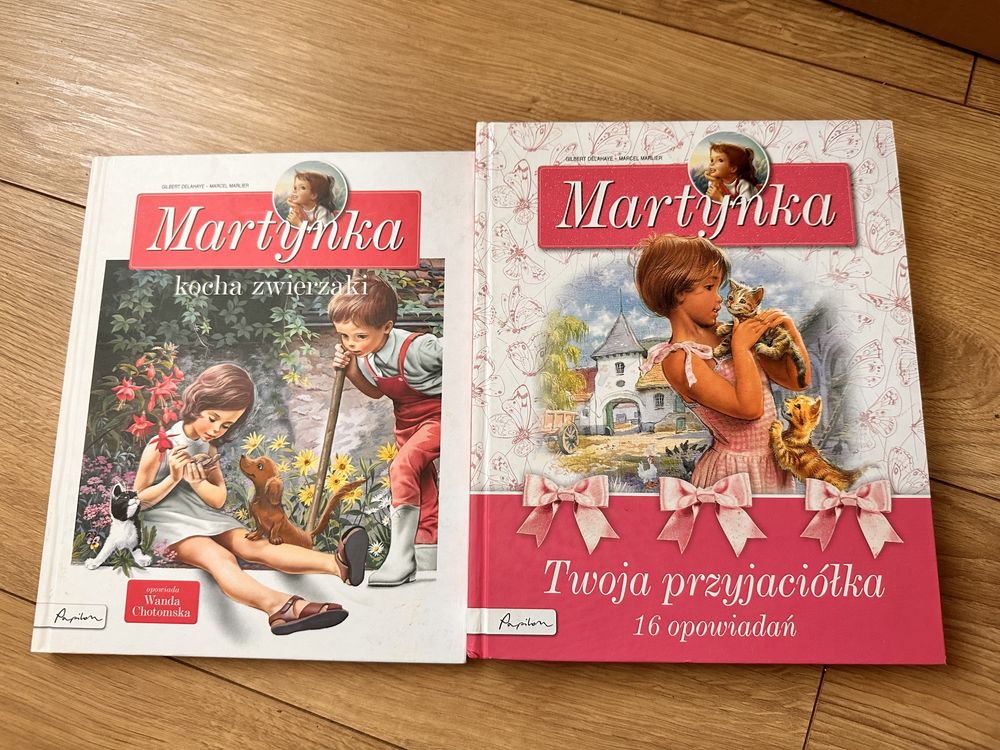 Dwie książki z serii „Martynka”