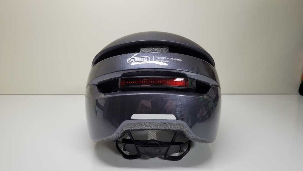 Kask rowerowy Abus Purl-y ACE LED Titan rozmiar L 57-61cm