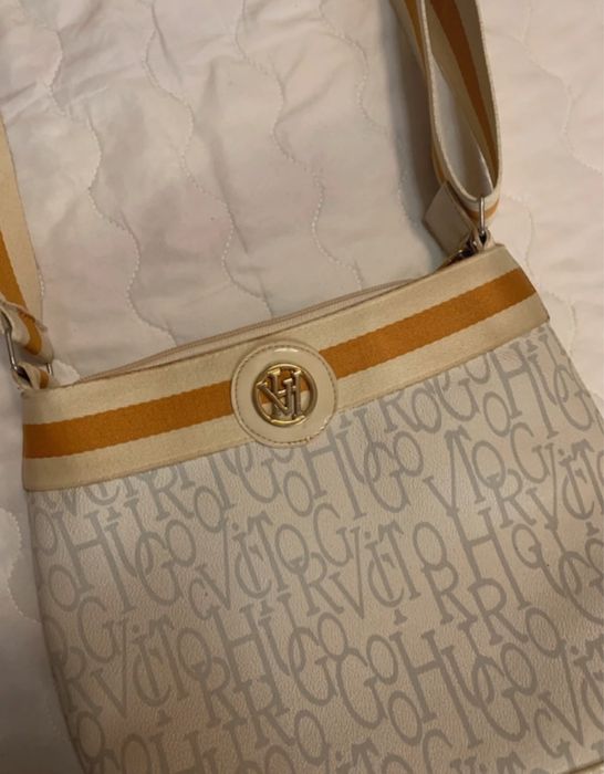 mala / bolsa tiracolo victor hugo vintage