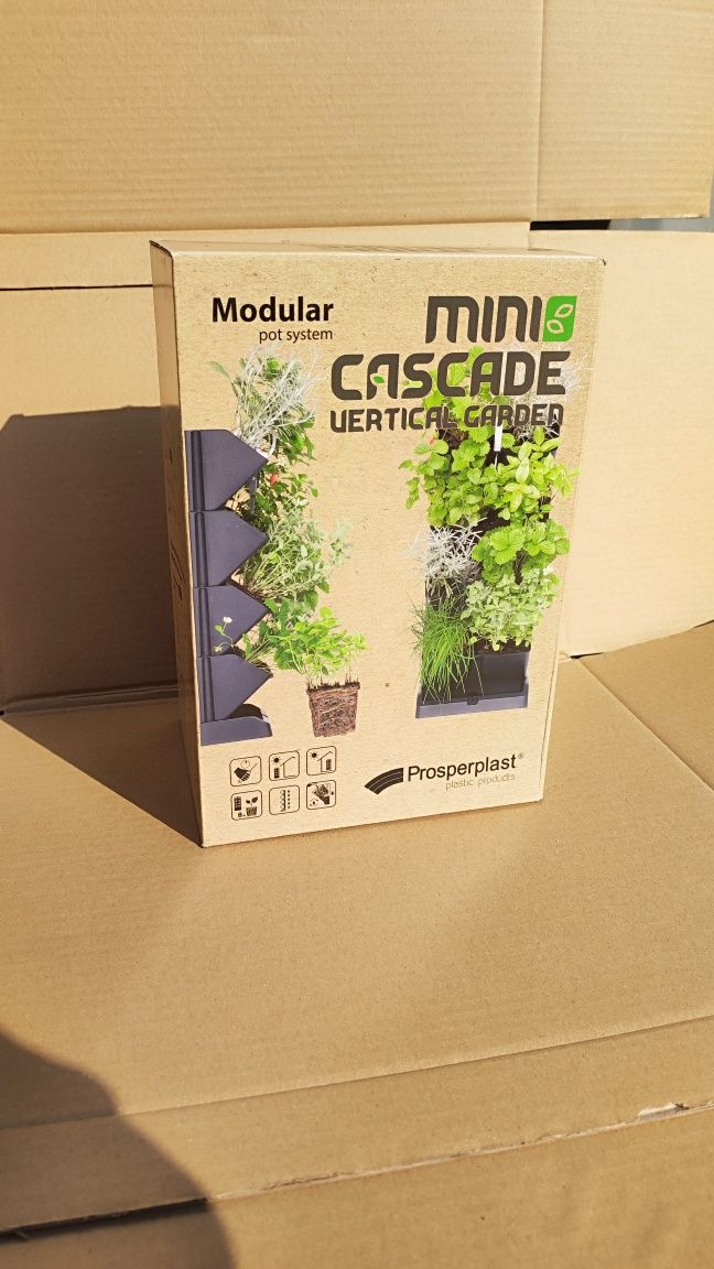 2 x Mini Cascade Doniczki zioła kwiaty