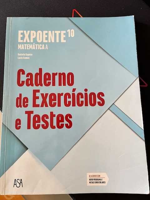 Cadernos de exercícios 10º e 11º ano