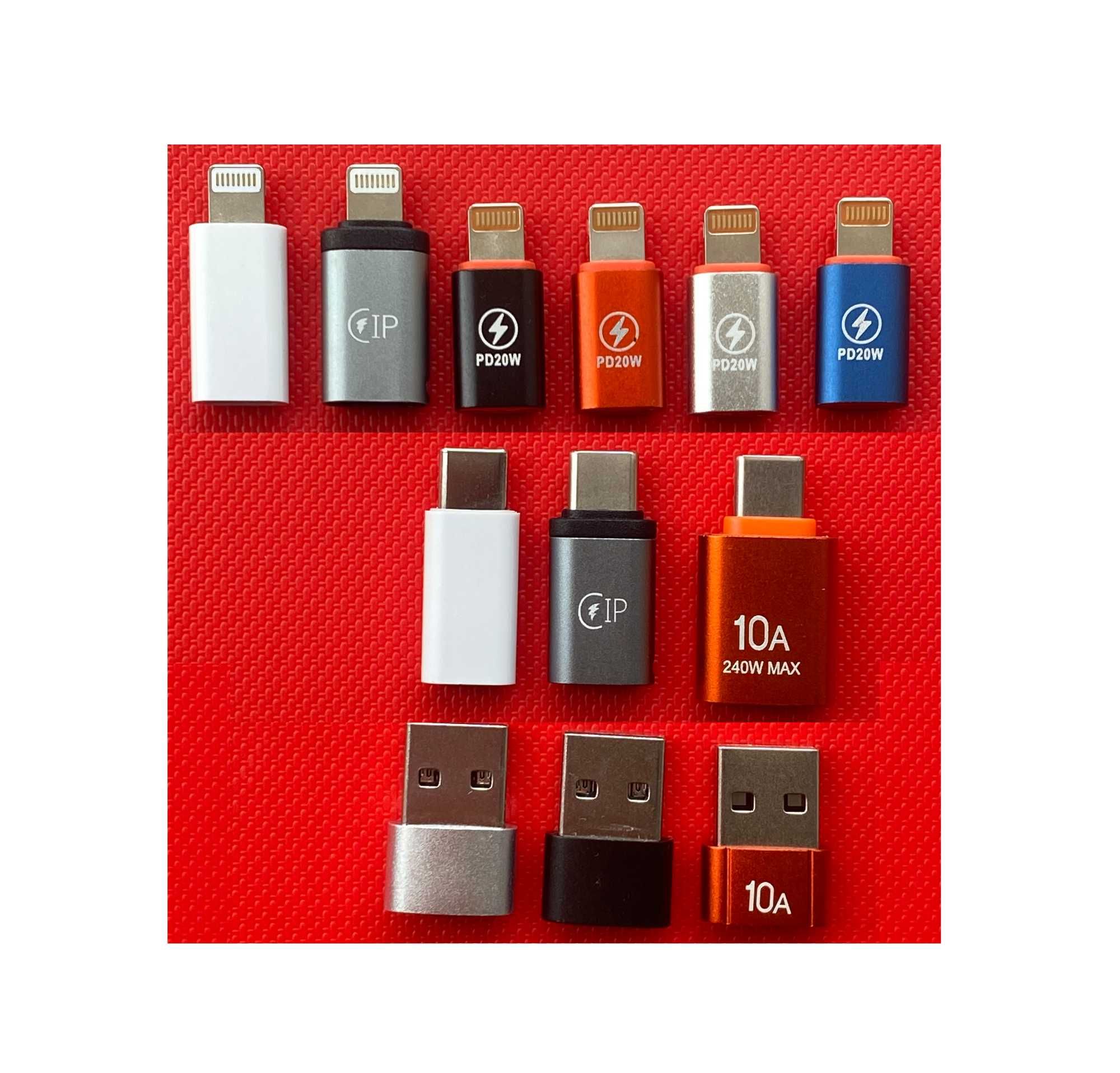 Адаптер Переходник Type C USB Lightning