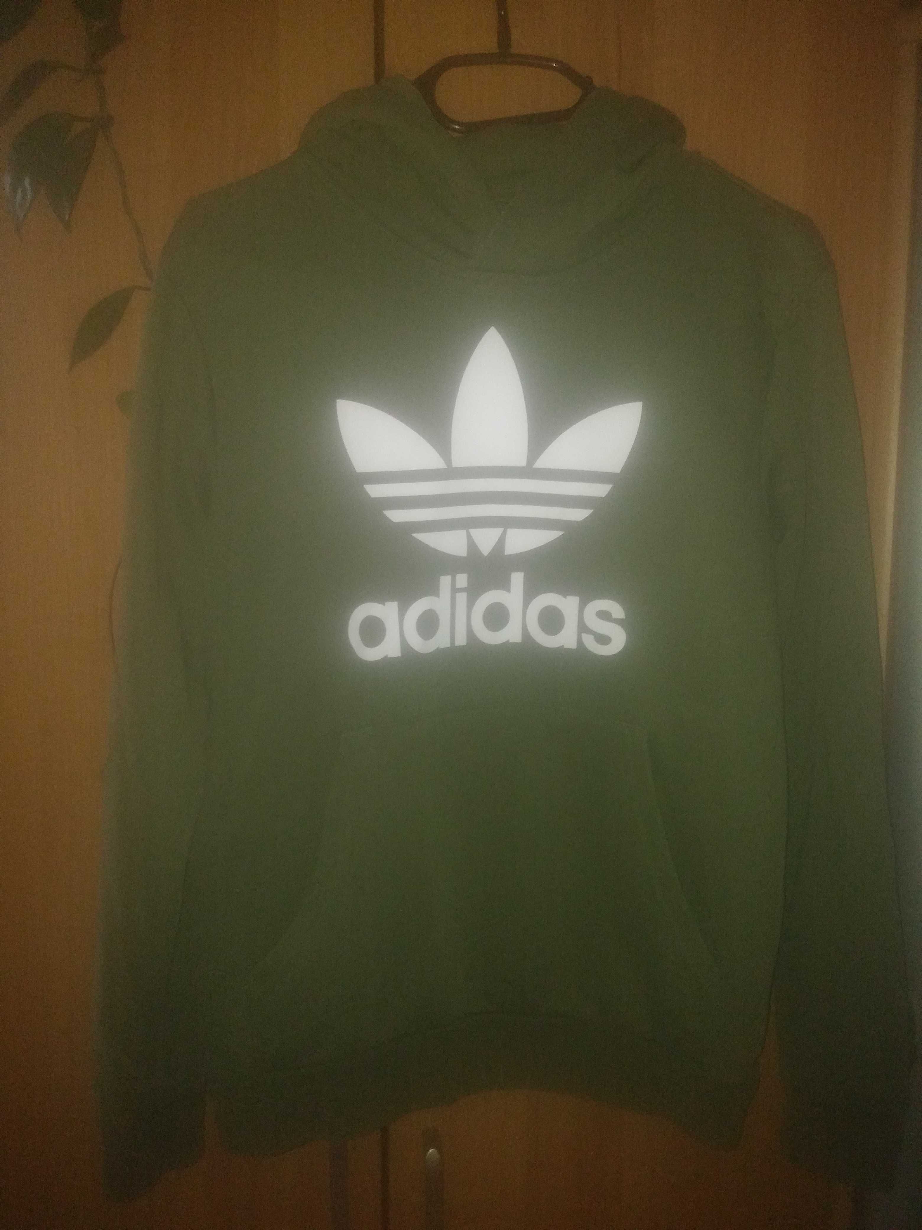 Bluza adidas zielona m