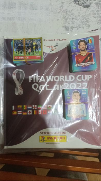 Caderneta completa mundial Qatar por colar