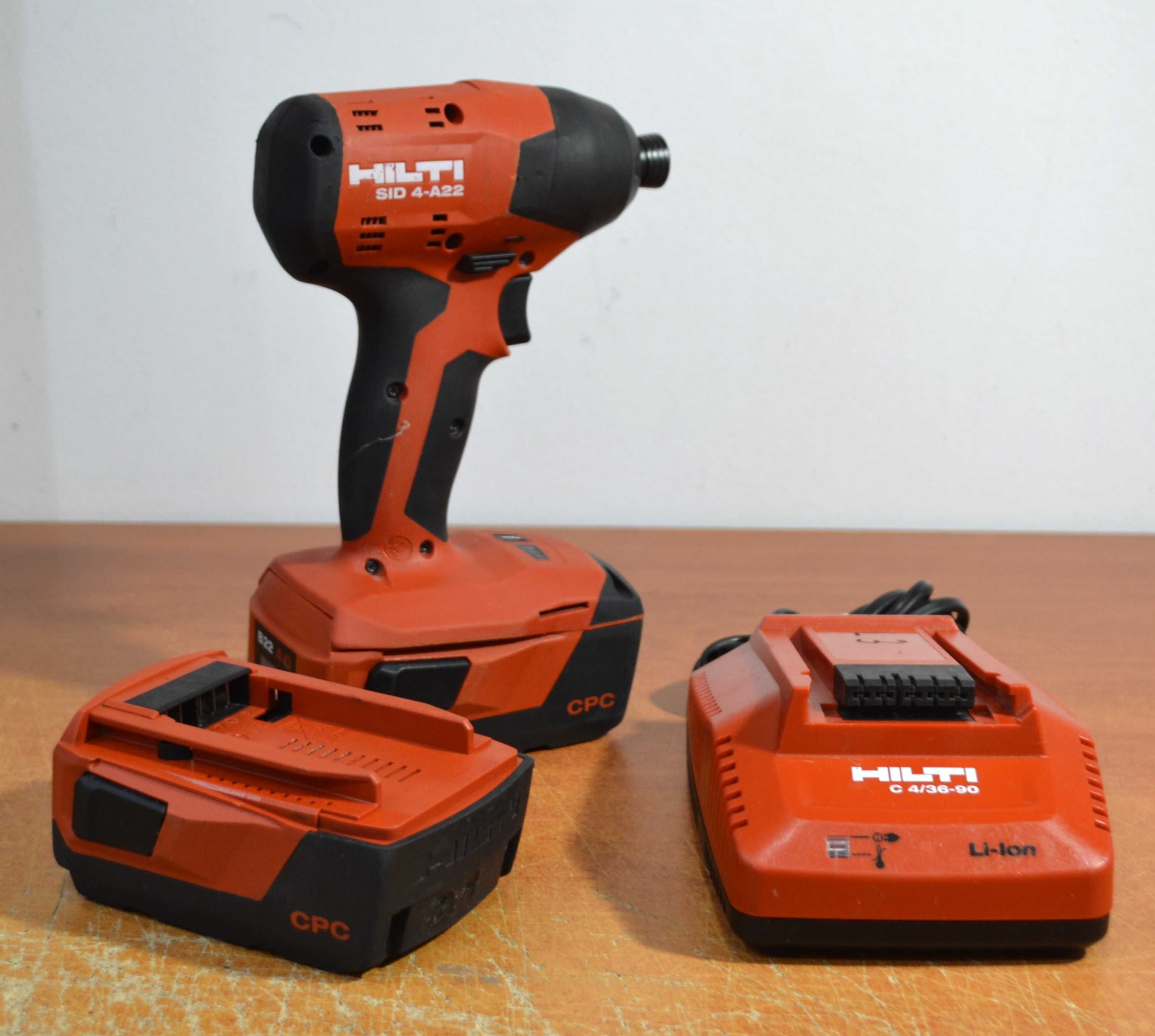 Zakrętarka Udarowa Hilti SID 4-A22 + 2x Bateria 4.0Ah i Ładowarka