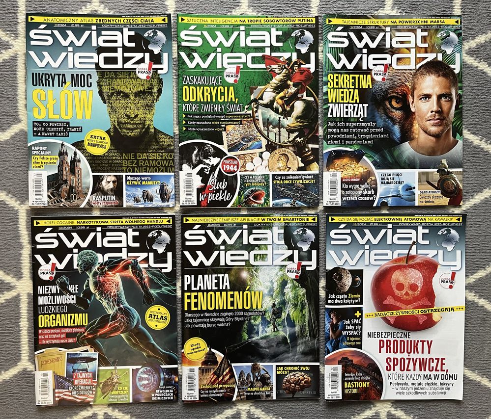 Świat wiedzy 2024 wszystkie numery