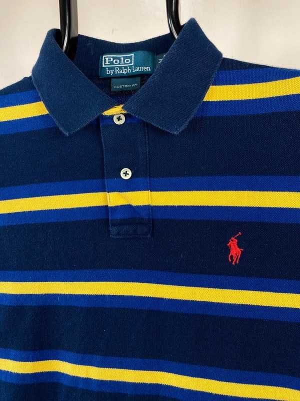 Polo Ralph Lauren koszulka w paski Logo haft kon luxury premium
