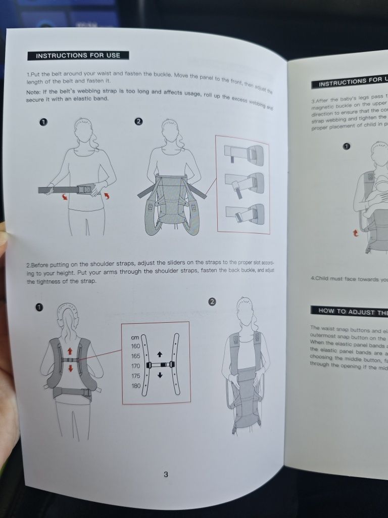 Baby soft carrier