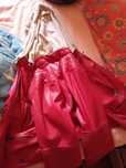 Casaco mulher vermelho impermeável