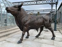 Imponujący Mega Byk z brązu 270cm "Byk Rodeo"