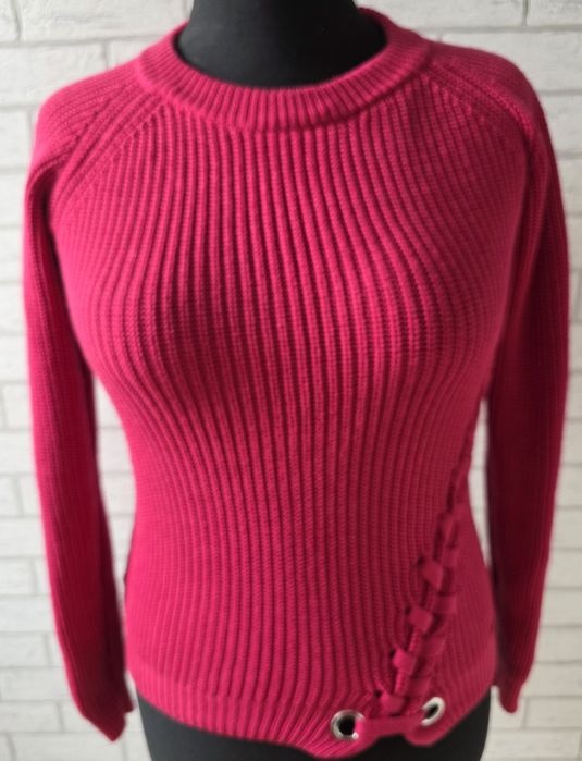 Guess zjawiskowy sweter sweterek z dzianiny