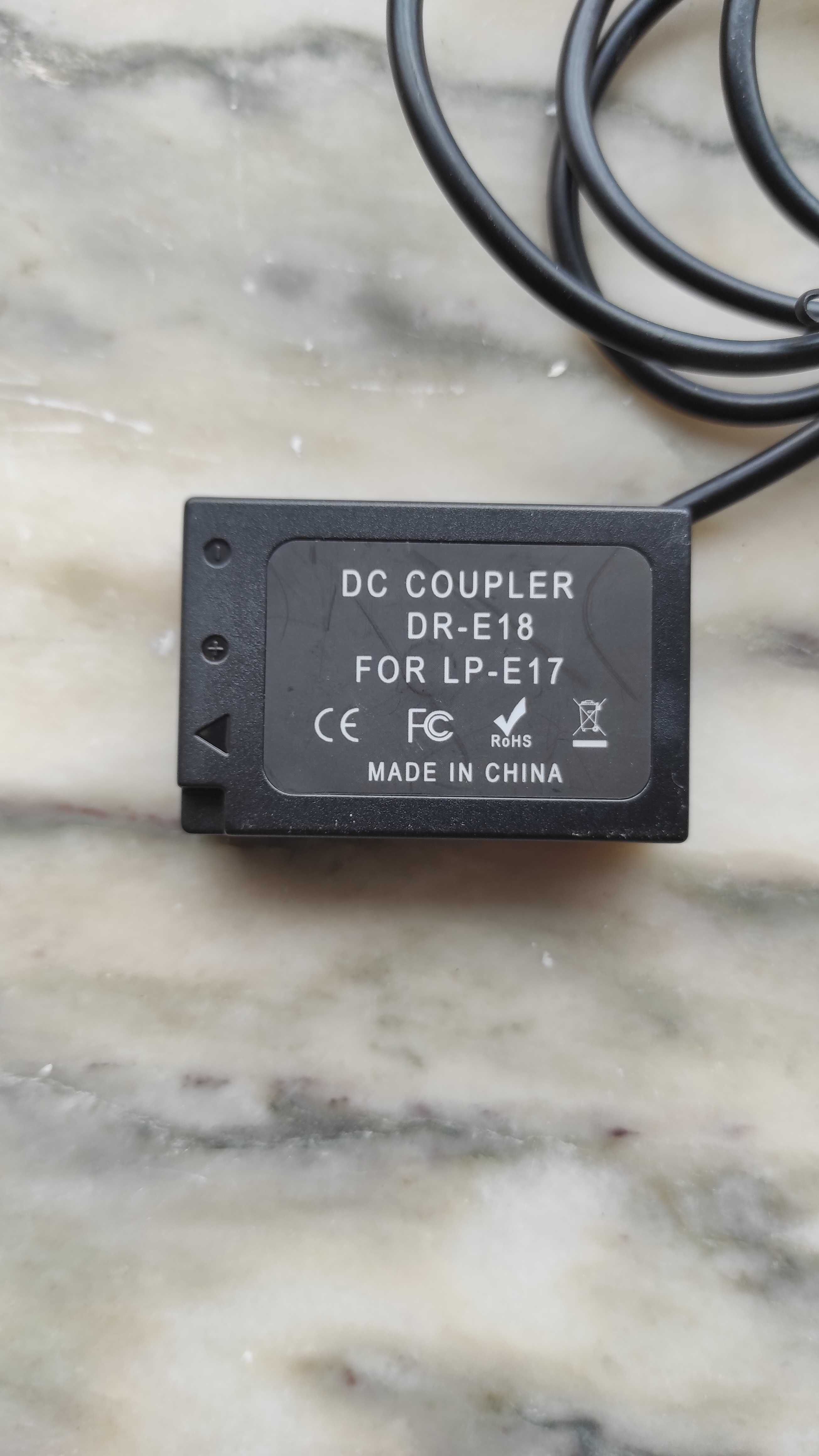 Adaptador de Alimentação p/ Baterias LP-E17 CANON + Cabo HDMI