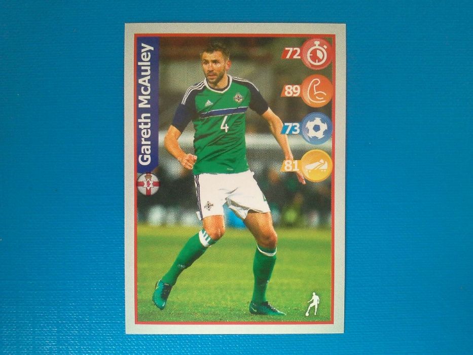 Gareth mcauley cromo superstars-portes grátis