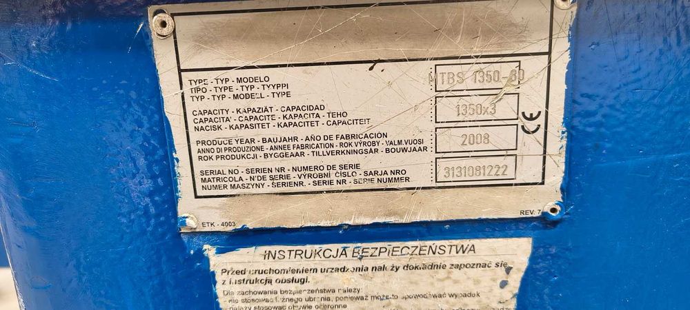 Gilotyna mechaniczna- używana- sprawna