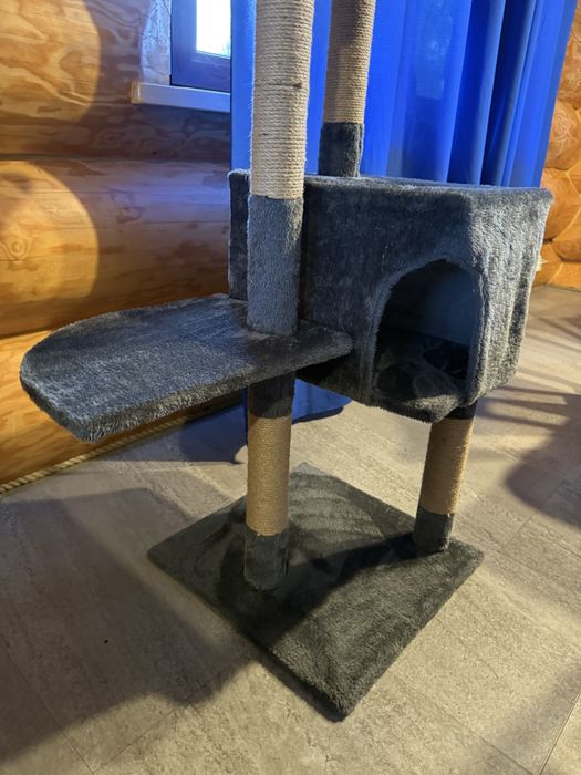 drapak dla kota szary