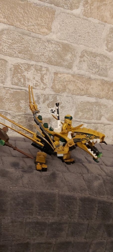 Złoty smok ninjago  Lego + gratis