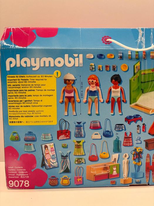 Playmobil 9078 City Pasaż Handlowy centrum handlowe sklep sportowy zoo