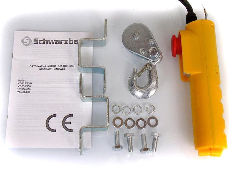 Тельфер SCHWARZBAU 500/1000 кг. лебедка таль Электрическая ГАРАНТИЯ