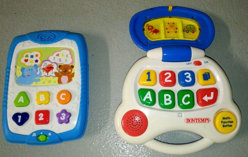 Tablet i mini laptop 2 zabawki dla dziecka