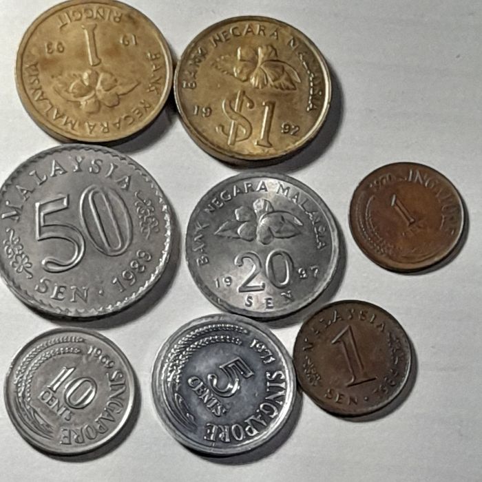 Продам монеты Сингапур/Малайзия. игшапур