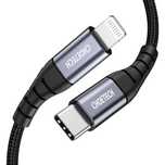 Kabel Choetech IP0041 USB-C/Lightning MFi 480Mb/s 3A 2 m czarny