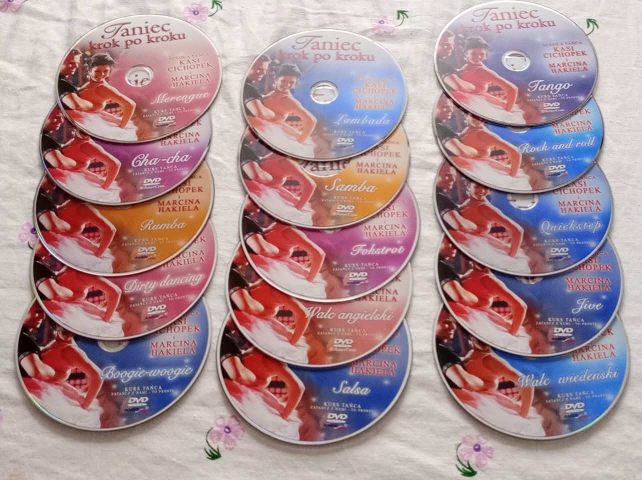 DVD Nauka tańca 15 płyt