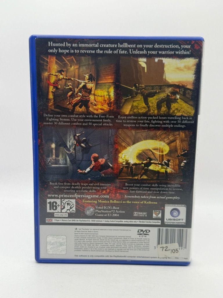 Prince of Persia Warrior Within 3xA Ps2 nr 6050