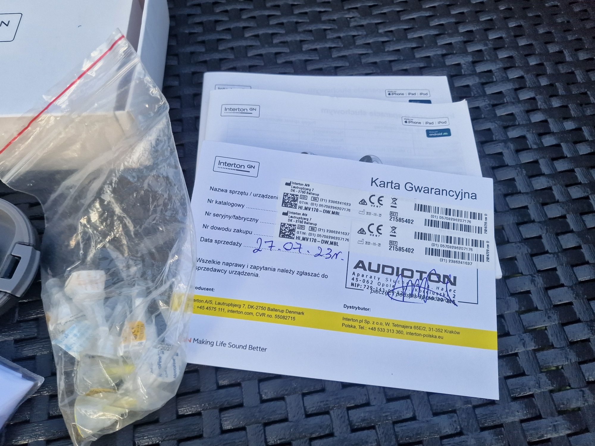 Aparat słuchowy Interton MV170-DW BTE
