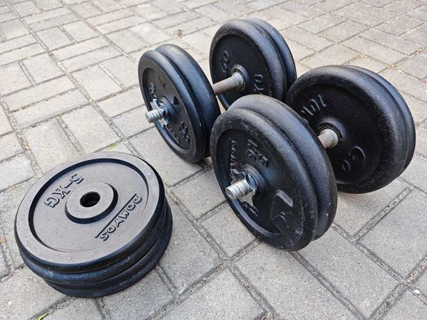 Hantle żeliwne 2 x 40kg