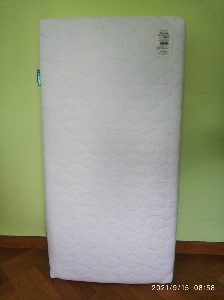 Materac lateks pianka kokos Prestige Line Fiki Miki 120x60 idealny