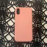 obudowa case iphone XS różowy nowy