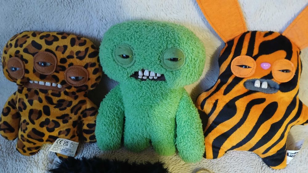Zestaw maskotek potwory Fuggler 4 sztuki Nowe