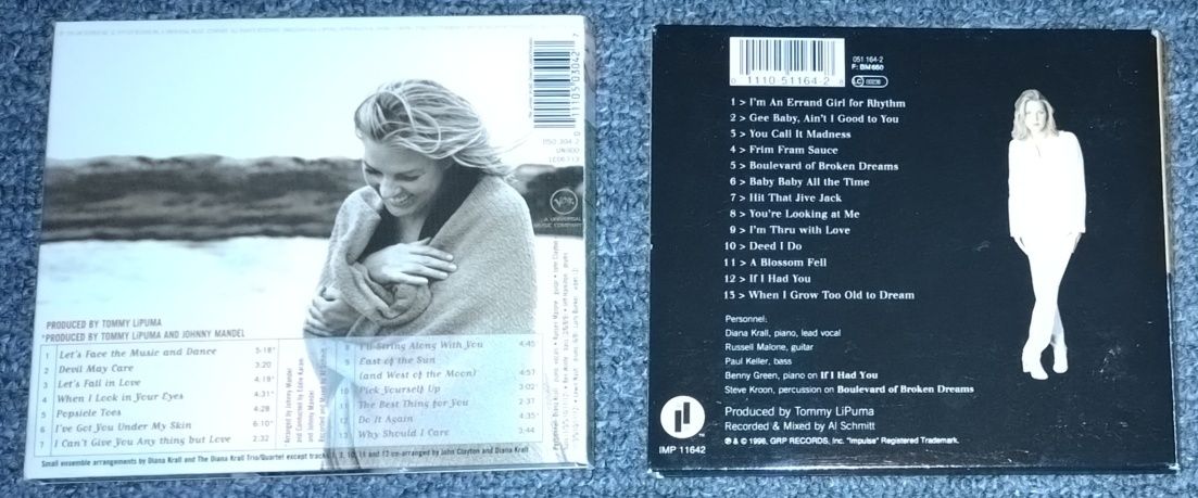 Diana Krall when I look in your eyes, all for you 2 cd