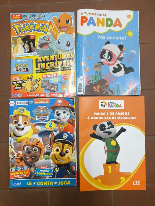 38 Revistas infantis Ninjago, Panda, Lego