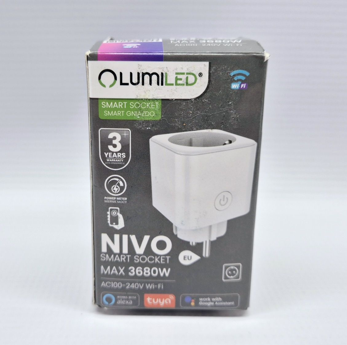 Gniazdko smart wifi LUMILED NIVO, Komis Jasło Czackiego