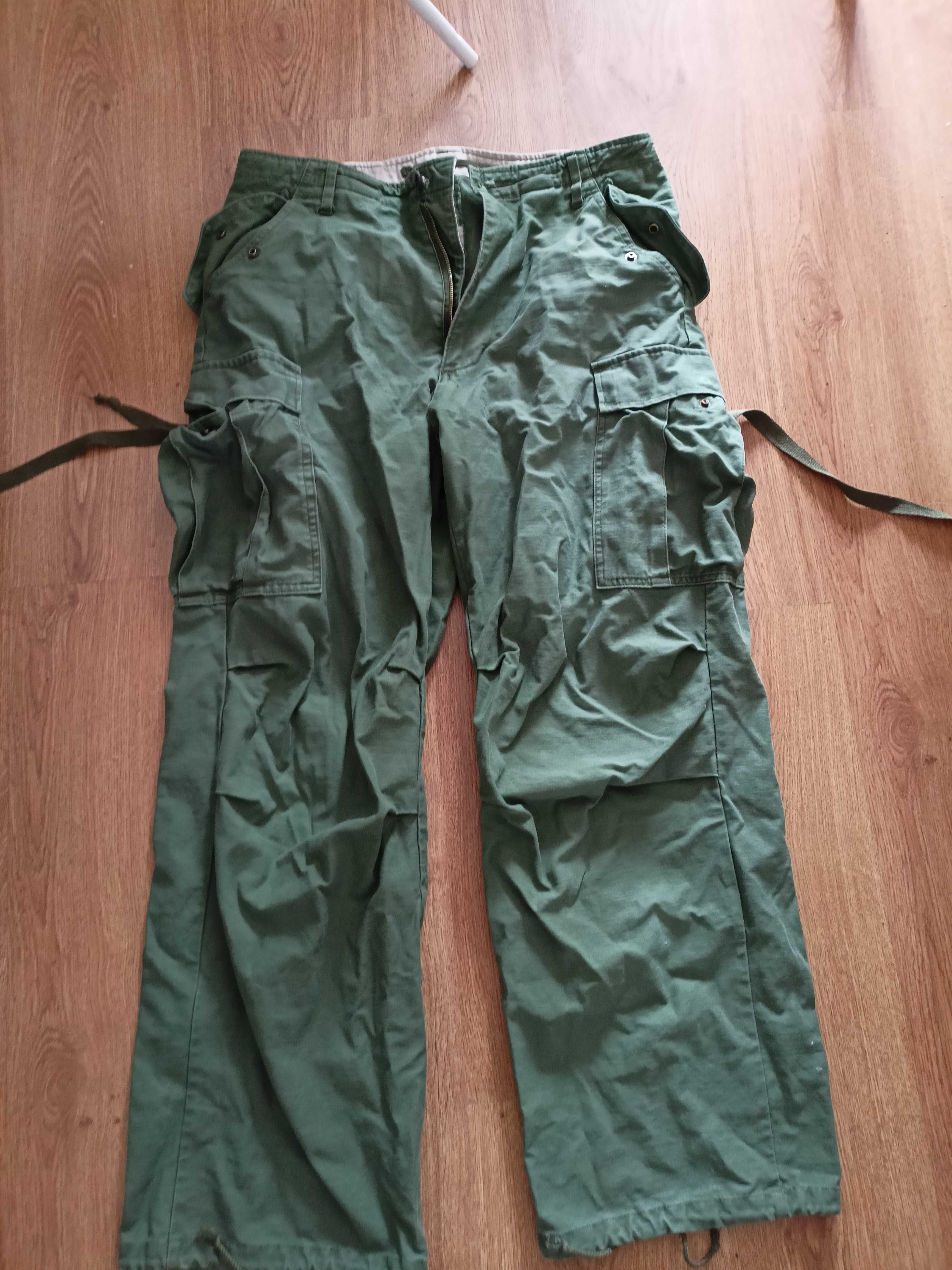 Spodnie M65 bojówki, używane, oliwkowe, mundurowe ZHR/ZHP