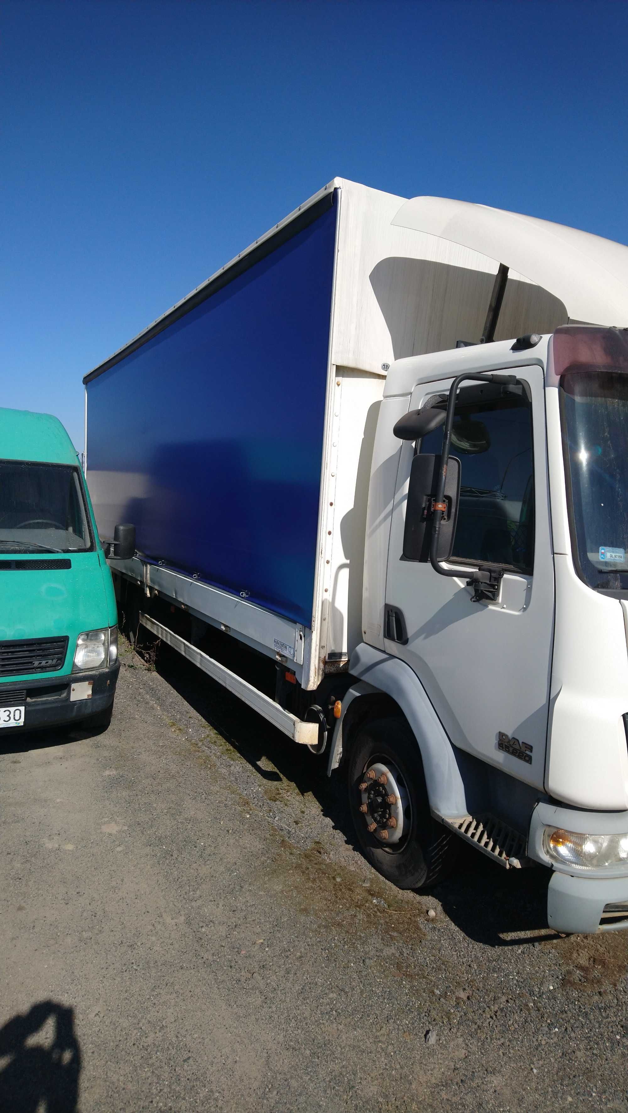 Daf  firana nowa plandeka winda 1,5 t