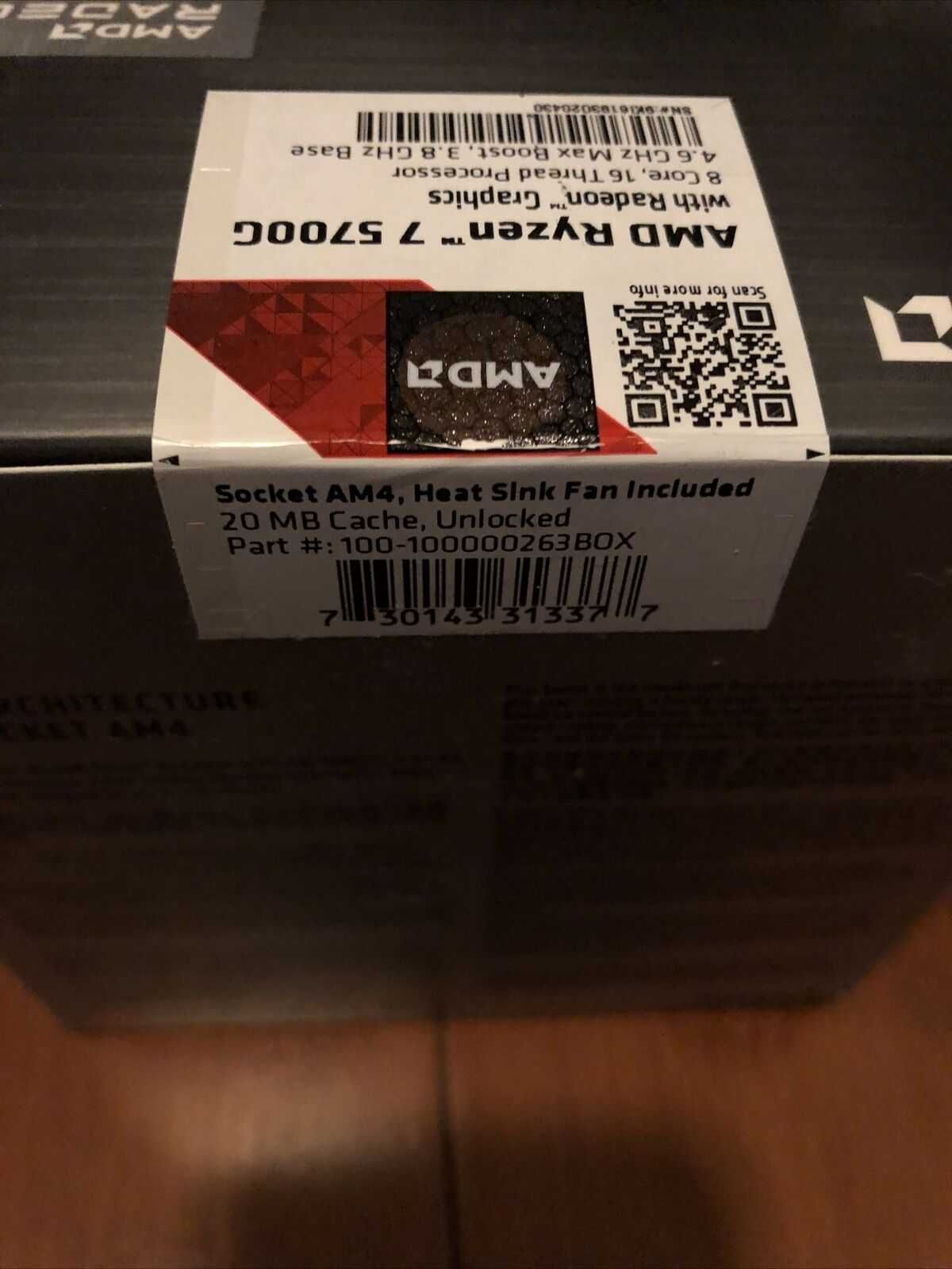 Ryzen 7 5700G BOX