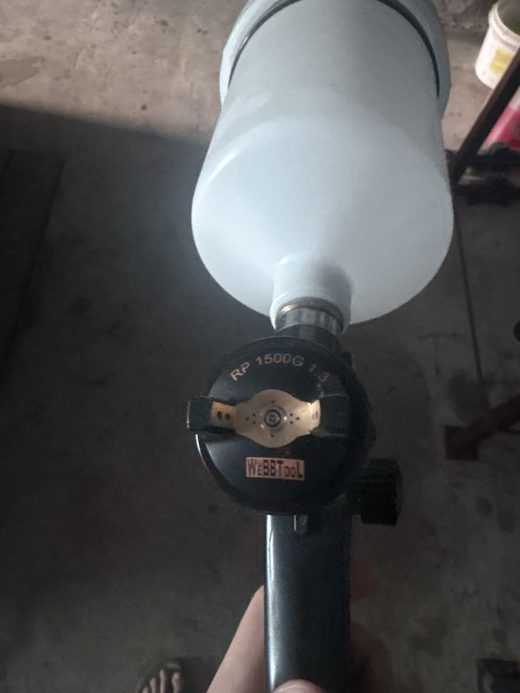 Краскопульт intertool pt0102 с регулятором давления