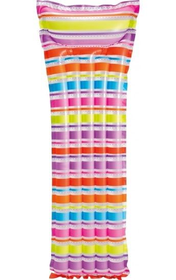 Новий пляжний надувний матрац "Action Print Mats" Intex 183×69 см