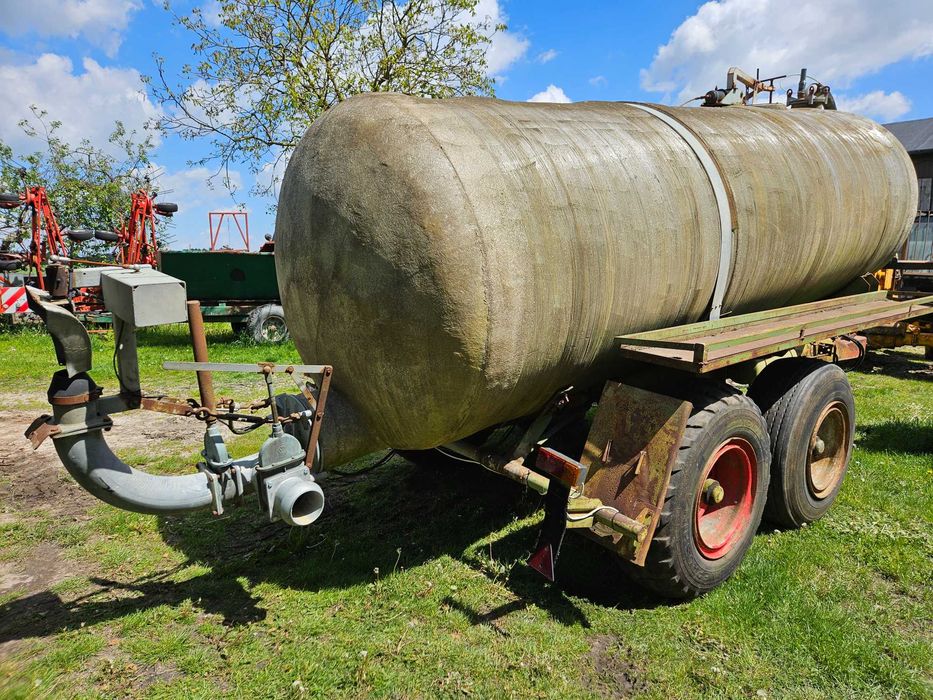 Beczka asenizacyjna HTS 10000,transport.