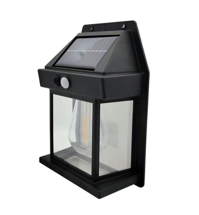 Вуличний настінний ліхтар від сонячної енергії